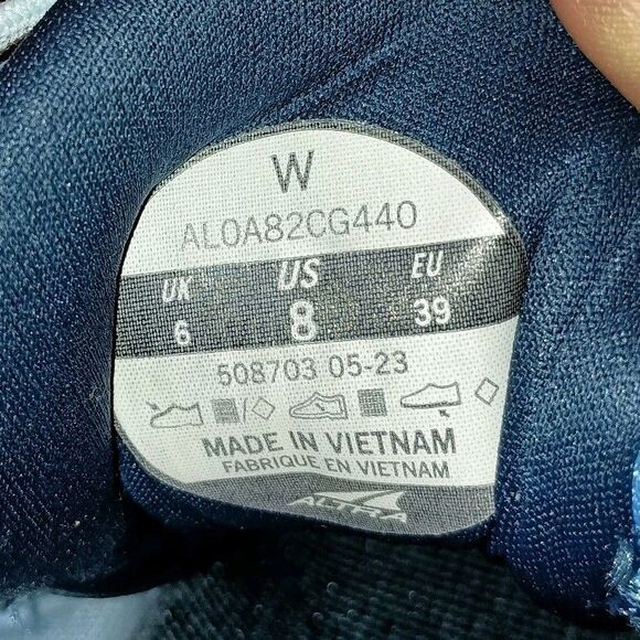 ALTRA PARADIGM 7 Womens Blue White Running Shoes ALOA82CG440 size 8 - Picture 14 of 14